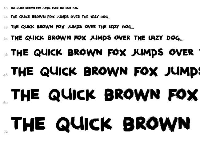 DK Koshatnik font waterfall